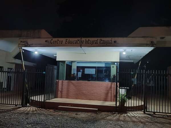 Tres adolescentes se fugan del Centro Educativo de Itauguá; uno fue recapturado - Policiales - ABC Color