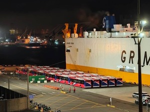 Los primeros 30 buses eléctricos de Taiwán ya están rumbo a Paraguay - ADN Digital