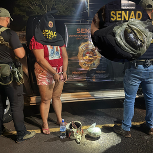MUJER DETENIDA POR INTENTAR LLEVAR HACHÍS PREMIUM A BRASIL