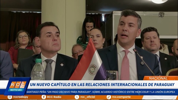 Video: Santiago Peña celebra el histórico acuerdo entre Mercosur y la Unión Europea