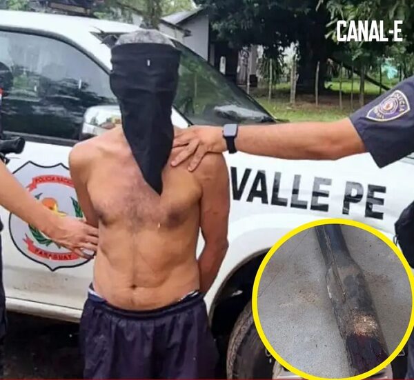 CON MAZO ATACÓ A SU MADRE DE 84 AÑOS