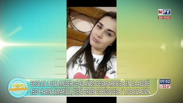 Buscan a mujer desaparecida en Caacupé