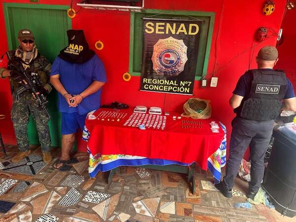 Venta de estupefacientes: capturan a un presunto jefe del microtráfico en Guayaybí - Nacionales - ABC Color