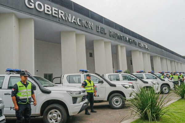 Entregan 30 patrulleras para reforzar la seguridad en Central » San Lorenzo PY