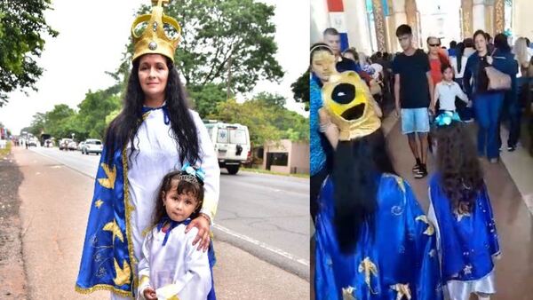 “Hasta que me muera voy a venir así vestida por mi hija”, dijo devota de la Virgen