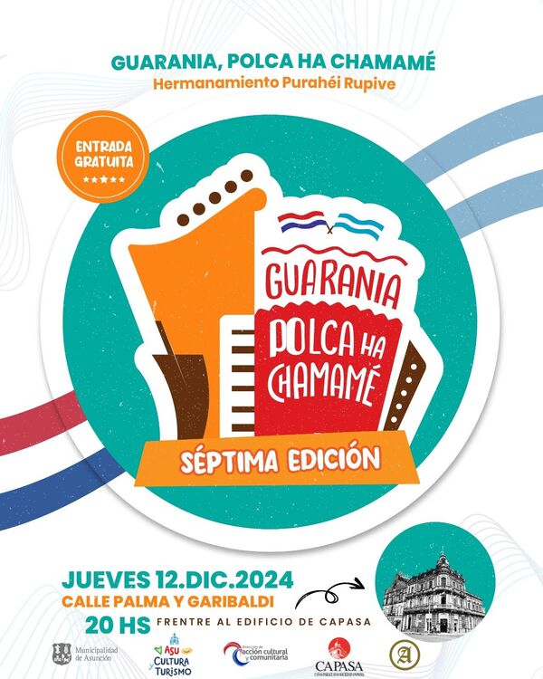 Municipalidad de Asunción invita a la séptima edición de Guarania, Polca ha Chamamé • RADIO NACIONAL
