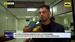 Abogado acciona contra subasta de Costanera: alega irregularidades en el proceso - ABC Noticias - ABC Color