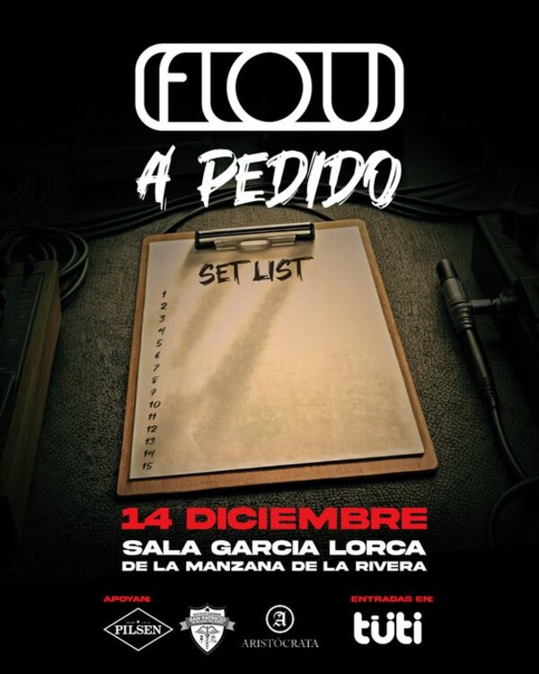 Flou presenta «A Pedido» el 14 de diciembre en el García Lorca de la Manzana de la Rivera • RADIO NACIONAL