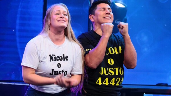 La tensa noche del duelo telefónico en el "Baila": Nicole y Justo siguen en competencia