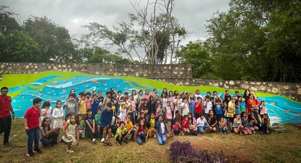 Inauguran mural que honra la biodiversidad del Paraguay