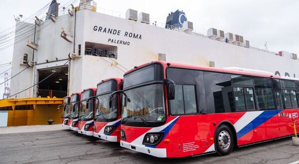 Buses eléctricos están rumbo a Paraguay