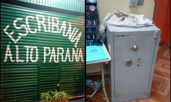 Alarma y disparos de guardia de seguridad evitaron el robo del cofre de una escribanía – Diario TNPRESS