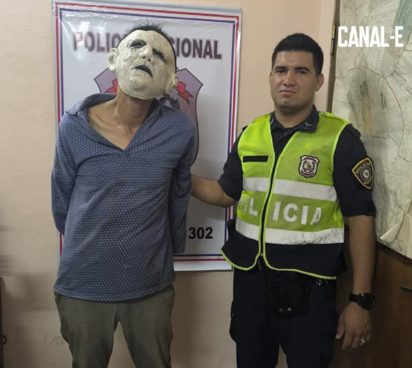 CON MÁSCARA SALIÓ A ROBAR UNA MOTO, AFORTUNADAMENTE QUEDÓ DETENIDO