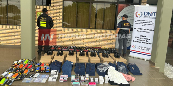 INCAUTAN MERCADERÍAS SIN DOCUMENTACIÓN SOBRE RUTA PY06 - Itapúa Noticias