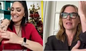 [VIDEO] ¡Actriz de “Titanic” le preguntó a una paraguaya qué signifcan sus tatuajes!