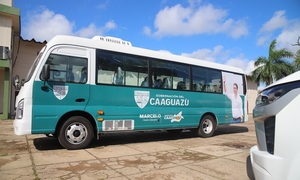 Gobernación del Caaguazú presenta bus multiuso que dará prioridad a pacientes oncológicos - OviedoPress