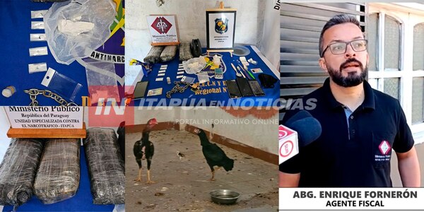INCAUTAN DROGAS Y DETIENEN AL SUPUESTO DISTRIBUIDOR EN ENCARNACIÓN - Itapúa Noticias