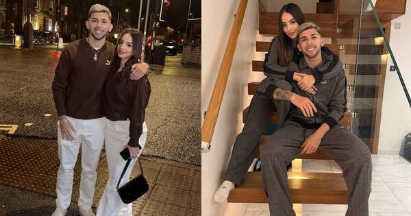 La Nación / Matchear outfits: la tendencia que sigue Enciso con su novia