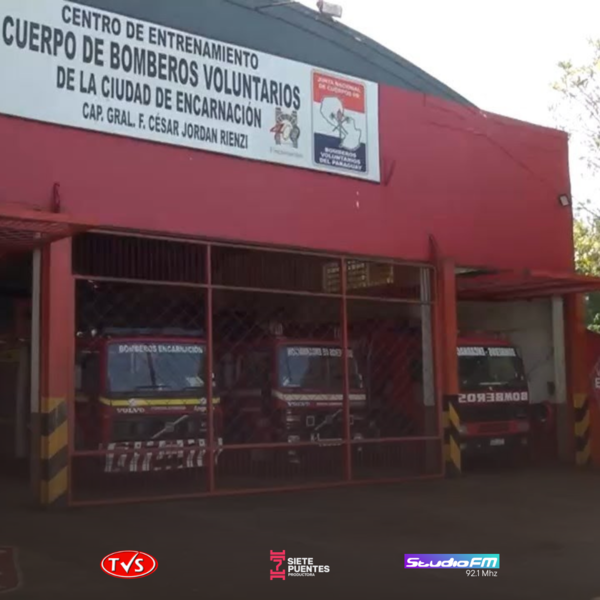 BOMBEROS VOLUNTARIOS DE ENCARNACIÓN SOLICITAN INCLUSIÓN EN LEY PARA ACCEDER A BIENES INCAUTADOS - TVS