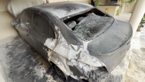 Concepción: incendian automóvil de una docente tras derramarle combustible - trece