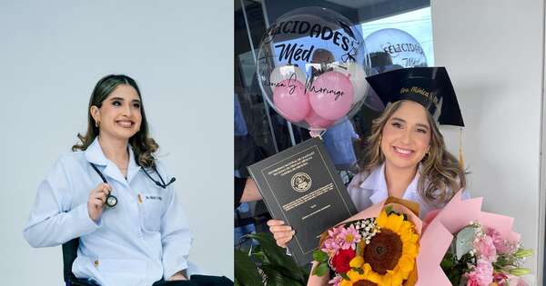 La Nación / Historia de superación: caaguaceña con impedimento de movilidad se recibió de médica