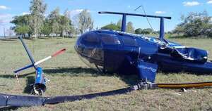 Diario HOY | Cae helicóptero de la Policía Nacional en Presidente Hayes: tripulantes salen ileso
