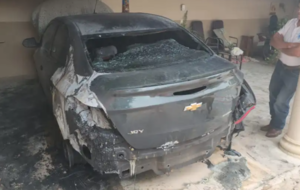Incendian automóvil de docente en Concepción