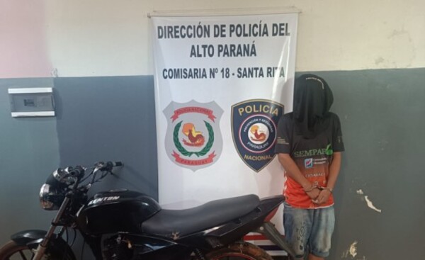 Detienen a indígena que hurtó una moto en Santa Rita