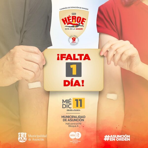 Municipalidad de Asunción organiza campaña de donación de sangre para niños y niñas con cáncer del Hospital de Clínicas • RADIO NACIONAL