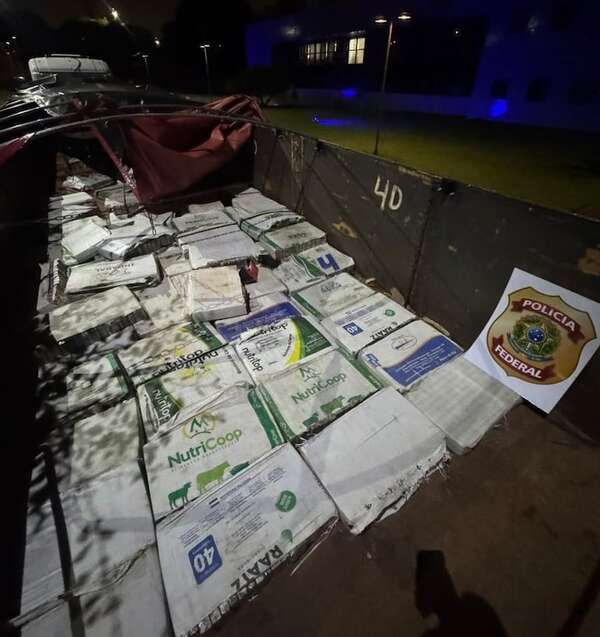 Decomisan una tonelada de marihuana en un camión con chapa paraguaya - ABC en el Este - ABC Color