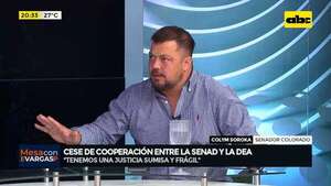 “Que me diga la DEA quién mató a Gomes”: senador critica cooperación del organismo estadounidense - Mesa de Periodistas - ABC Color