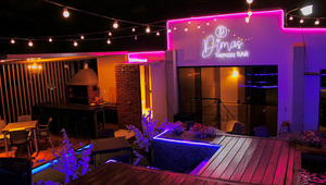 Dimas Terraza Bar: un refugio en la altura inspirado en el amor familiar en Lambaré