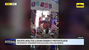 Areguá: en dos asaltos llevan dinero y una motocicleta   - ABC Noticias - ABC Color
