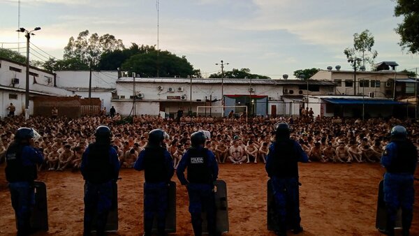 Realizan megaoperativo en el penal de Ciudad del Este ante plan de fuga - trece