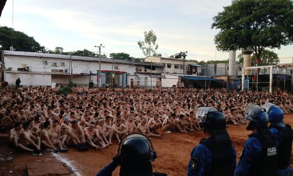 Ante alerta de fuga: realizan operativo “Peine Fino” en la Penitenciaría Regional de CDE