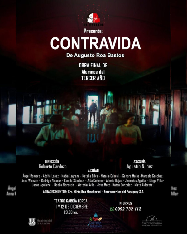 Contravida, versión libre de la obra homónima de Augusto Roa Bastos sube a la sala García Lorca • PARAGUAY TV