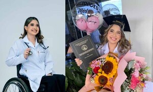 Historia de superación: caaguaceña con impedimento de movilidad se recibió de médica – Prensa 5