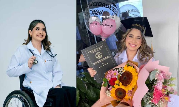 Historia de superación: caaguaceña con impedimento de movilidad se recibió de médica – Prensa 5