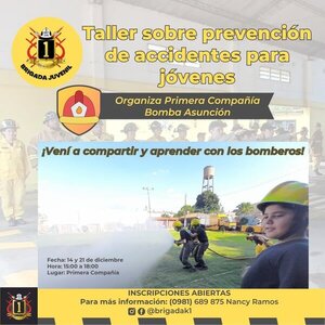 Primera Compañía del Cuerpo de Bomberos organiza Taller de Prevención de Accidentes • RADIO NACIONAL