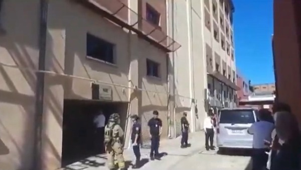 Explosión en el edificio de Registros Públicos deja un herido - ADN Digital