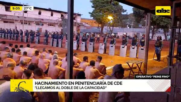 Requisa desnuda grave hacinamiento en cárcel de CDE: no hay condiciones para cerrar el penal, dicen - ABC Noticias - ABC Color