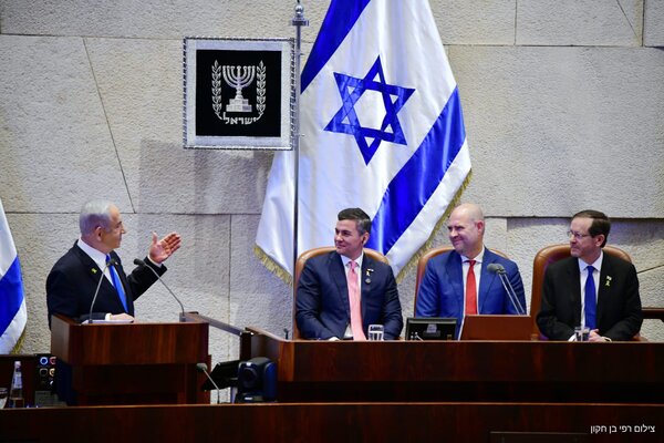 Peña es el primer presidente paraguayo en dar un discurso en Parlamento israelí - 1000 Noticias