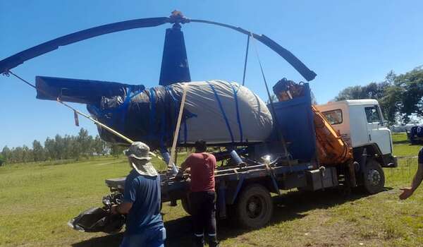 Policía cree que helicóptero siniestrado en Nanawaya es irrecuperable - Policiales - ABC Color