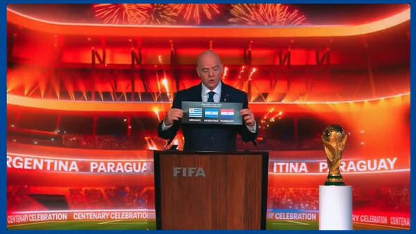 Versus / El momento en que Infantino anunció a Paraguay para el Mundial 2030
