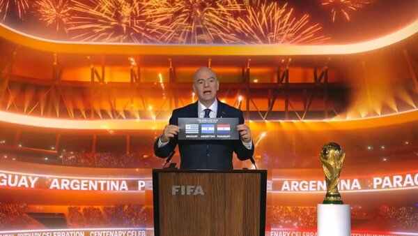 Es oficial: FIFA confirmó a Paraguay, Argentina y Uruguay como sedes del Mundial 2030