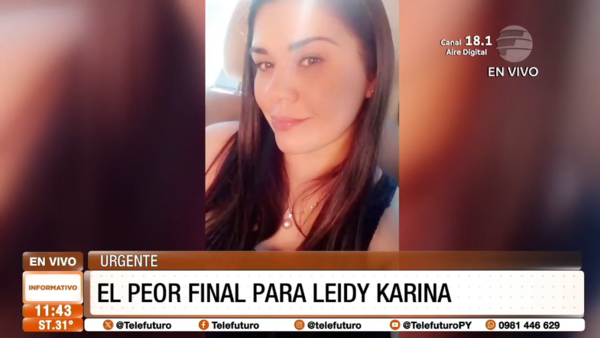 Autopsia confirma que Leidy Amarilla falleció asfixiada