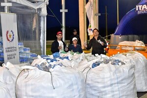 Alrededor de 30.000 kilos de botellas de plástico juntadas tras festividades de Caacupé