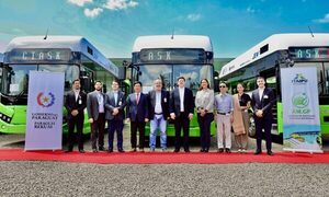 “Diseñá el futuro”: lanzan concurso para plotear buses eléctricos donados por Corea