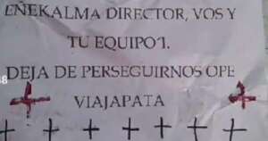 La Nación / Mediante un panfleto con cruces, en Amambay amenazan a director departamental de Educación