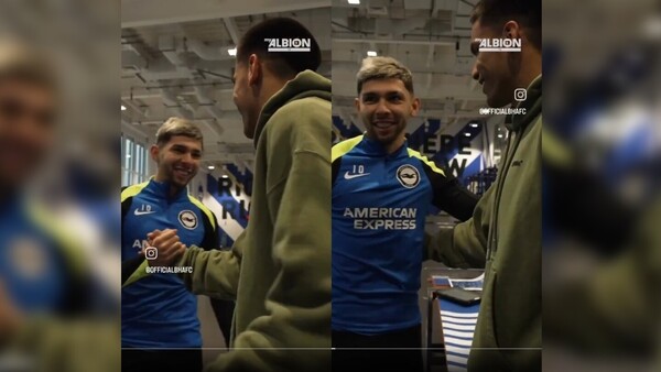 Ya se encontraron Diego Gómez y Julio Enciso en instalaciones del Brighton
